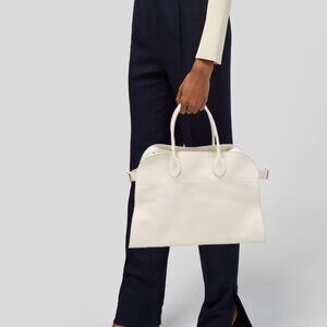 The Row Margeux 15in Ivory Bag